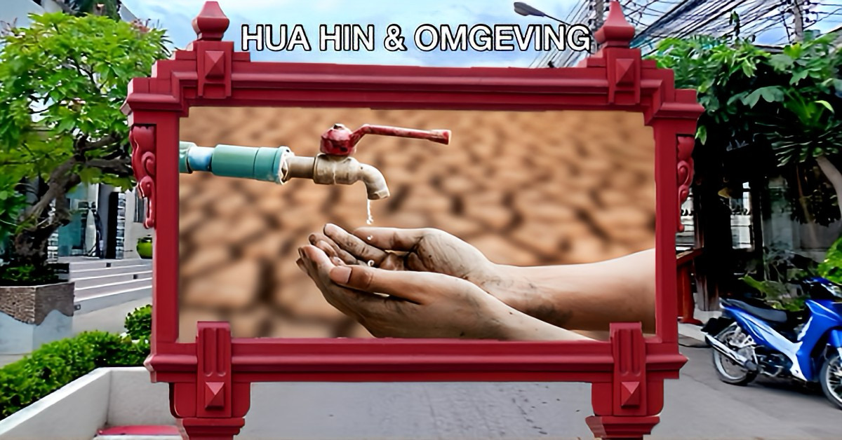 Morgen is er een essentiële wateronderbreking in Hua Hin gepland, noodreparaties aan leiding veroorzaken uitval in meerdere wijken