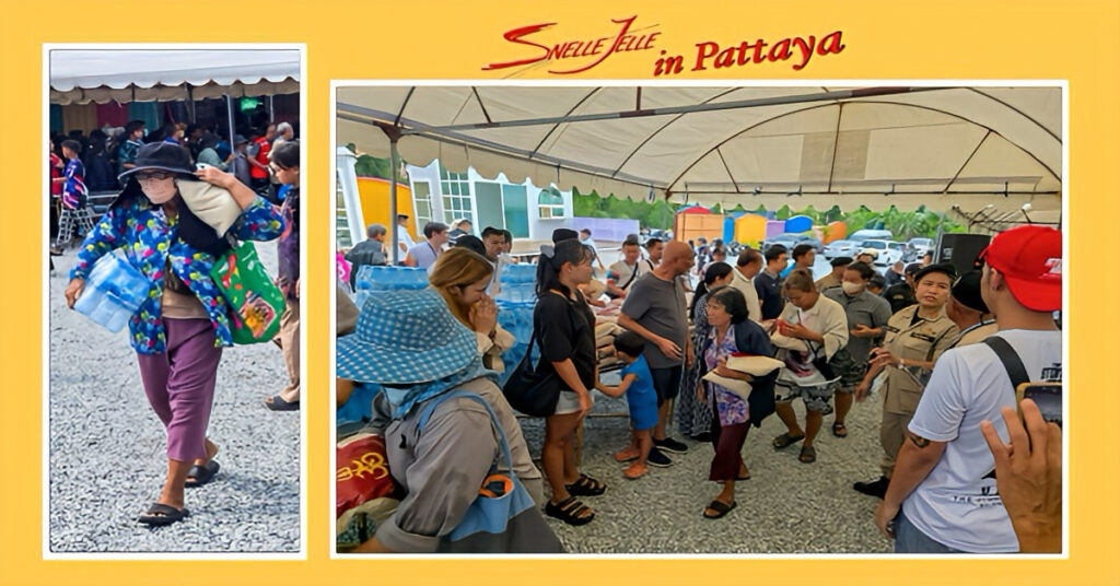 Filantroop in Pattaya verdeelde ter gelegenheid van een verjaardagsevenement 2.000 voedselpakketten aan behoeftigen.