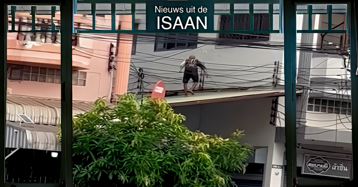 Drie mannen meenden in Noordoost-Thailand voor ‘Spider-Man’ te kunnen spelen, de politie wist hen snel in te rekenen.