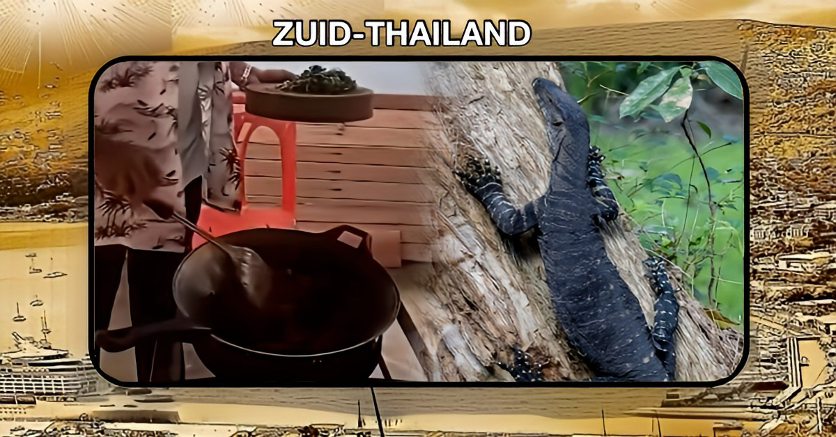 🎥| Gemeenschapsleiders in Thailand onder vuur na kookdemonstratie met beschermde hagedissensoort