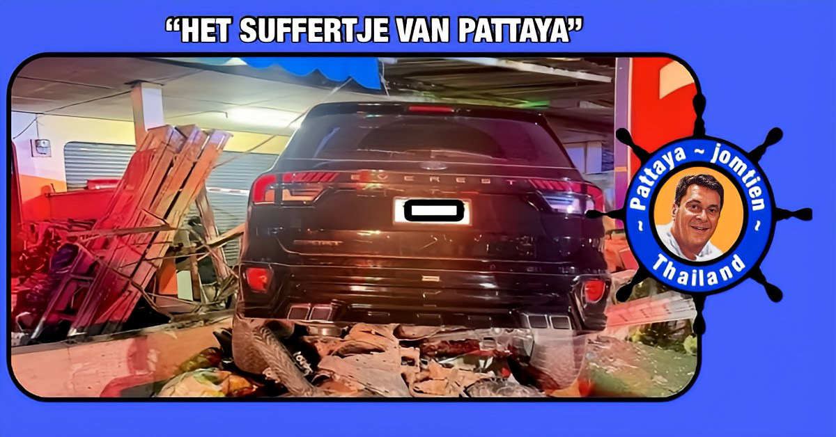 Chinese snelheidsduivel zorgt op Soi Siam Country Club in Pattaya voor een hoop ellende