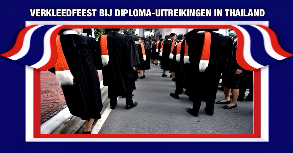 Het fenomeen “stand-ins” bij het uitreiken van diploma’s heeft in Thailand zijn weg gevonden