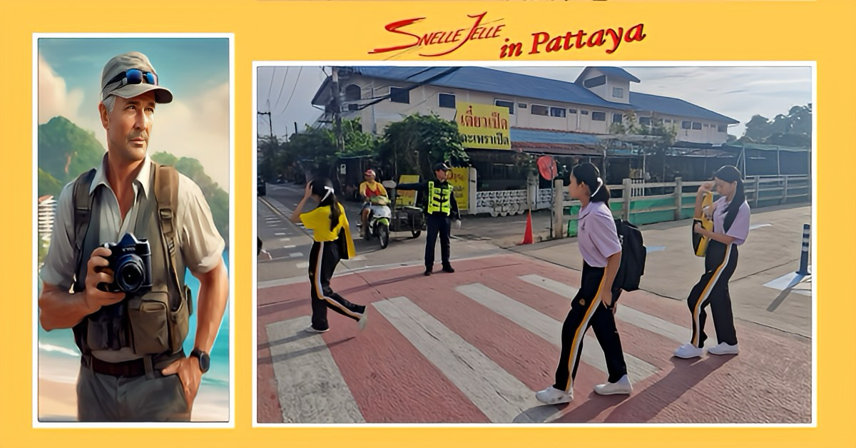 Burgemeester van Pattaya draagt dit nieuwe schooljaar voor veilig vervoer van de schoolgaande jeugd