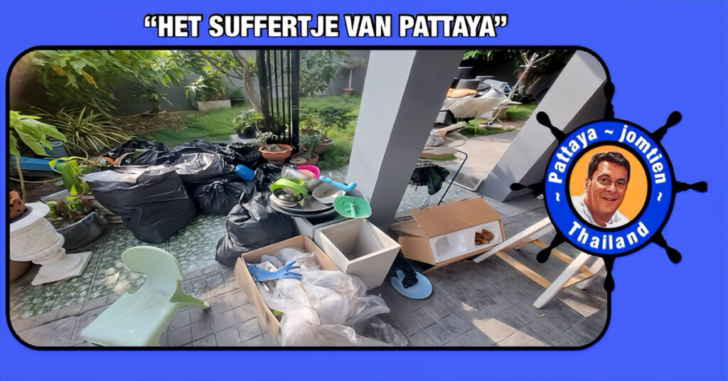 🎥 | Engelsman en zijn Thaise vrouw verlaten onder dwang hun huurwoning in Pattaya en laten een huishouden van Jan Steen achter