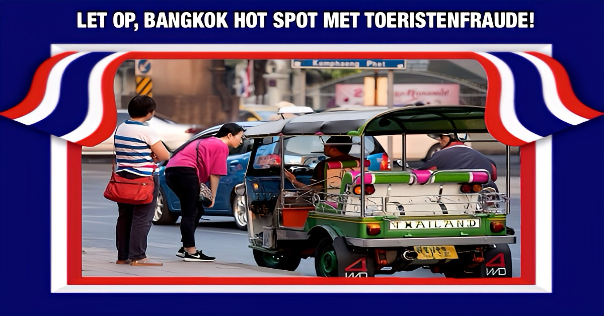 Wees waakzaam voor toeristenfraude, Bangkok wordt door Mastercard genoemd als top hotspot voor oplichting