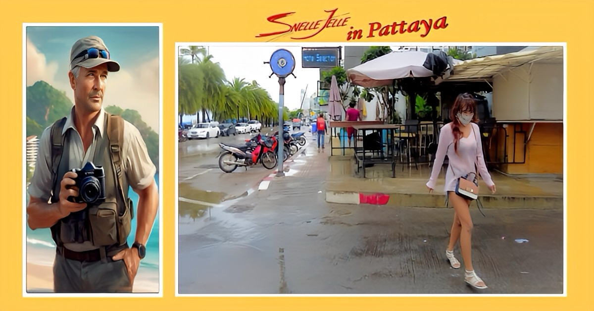 Wedden dat je van een wandeling door Soi 6 in Pattaya, ondanks de regen, alleen maar blij kunt worden?