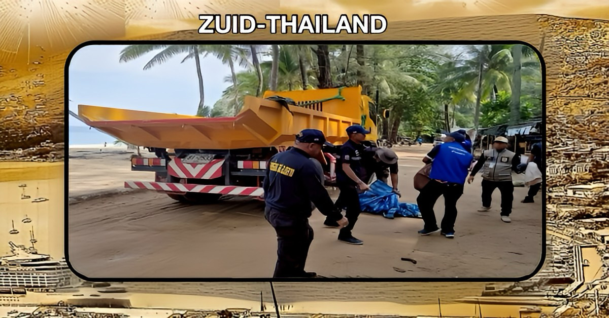 Illegale strandbars zijn op het Zuid-Thaise eiland Phuket met de grond gelijkgemaakt.