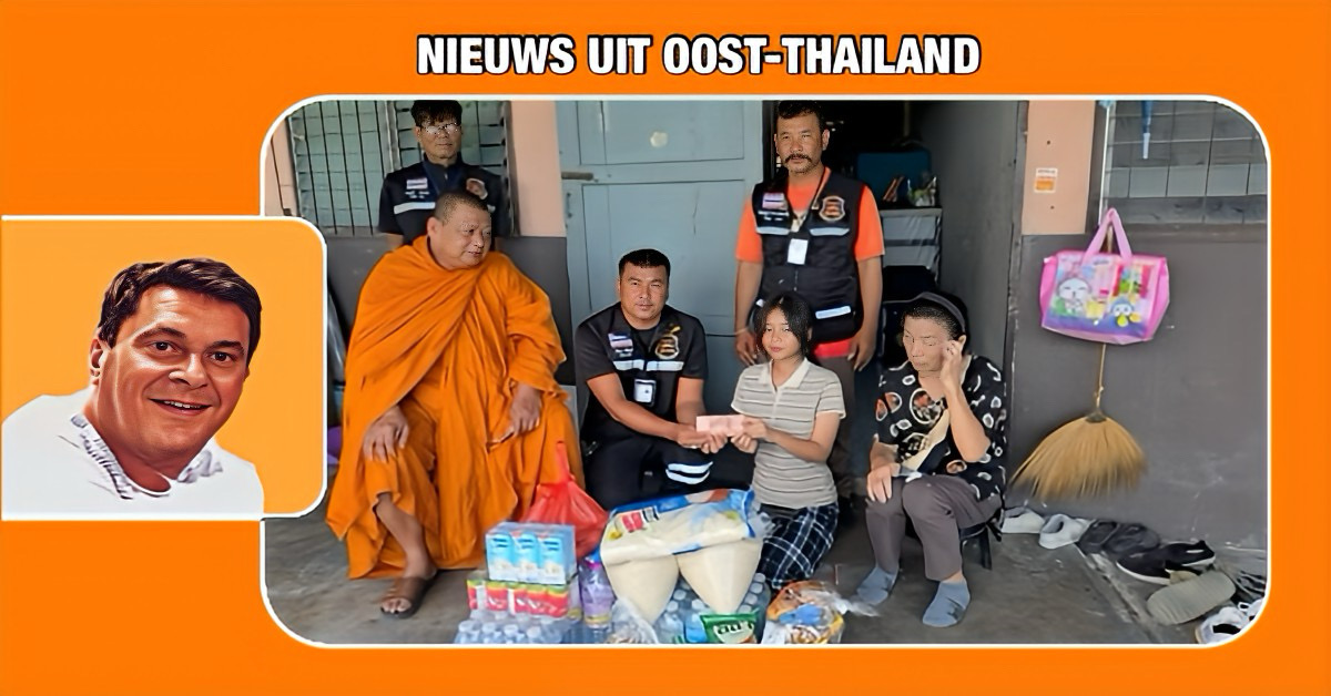 Een meelevende monnik helpt grootmoeder en kleindochter in Chonburi en biedt hen hoop