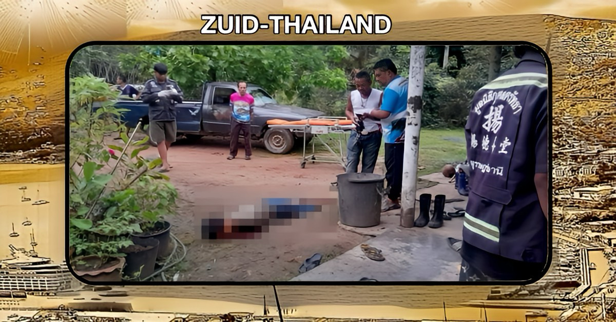 Rancuneuze Thaise man blaas zichzelf na een fikse ruzie in Zuid-Thailand op!