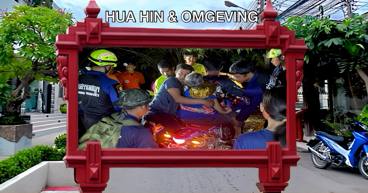 Oudere Thaise vrouw na intense speurtocht in het bos van Centraal-Thailand gewond teruggevonden