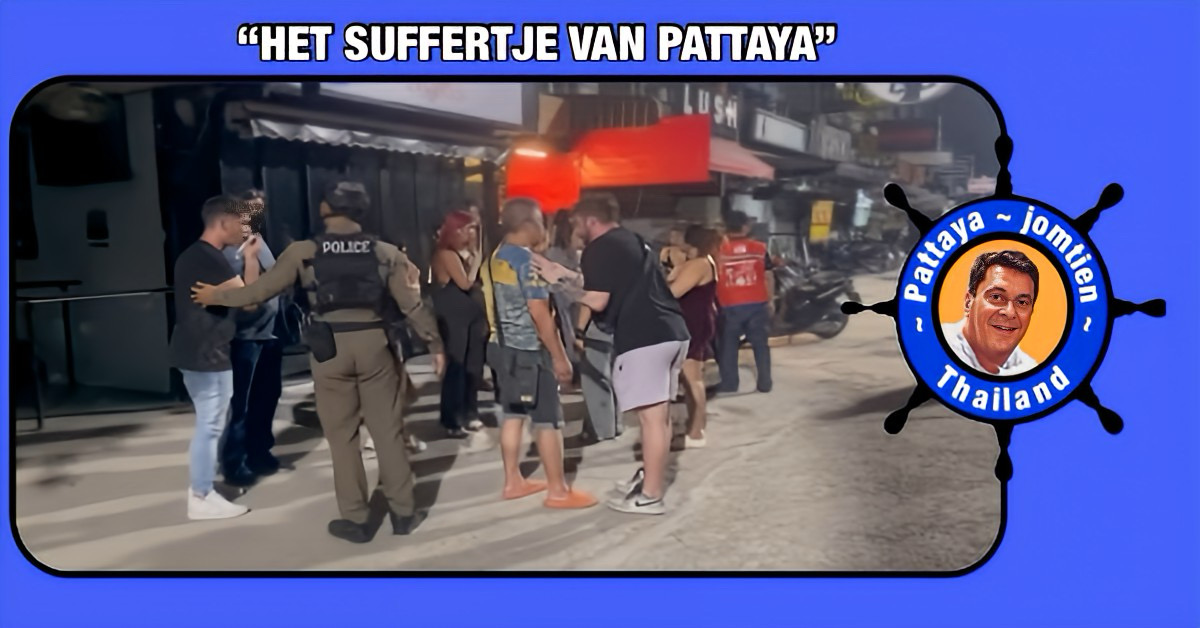 Gewelddadige confrontatie tussen buitenlandse toeristen in het centrum van Pattaya resulteerde deze maandagochtend in drie gewonden