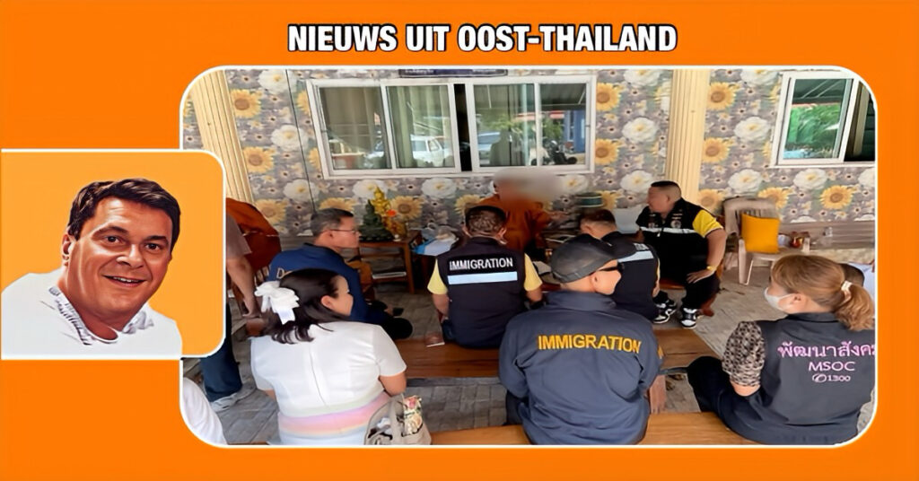 Nepmonniken, illegale loterijactiviteiten en geld uitleenboek ontdekt in een tempel in Oost-Thailand