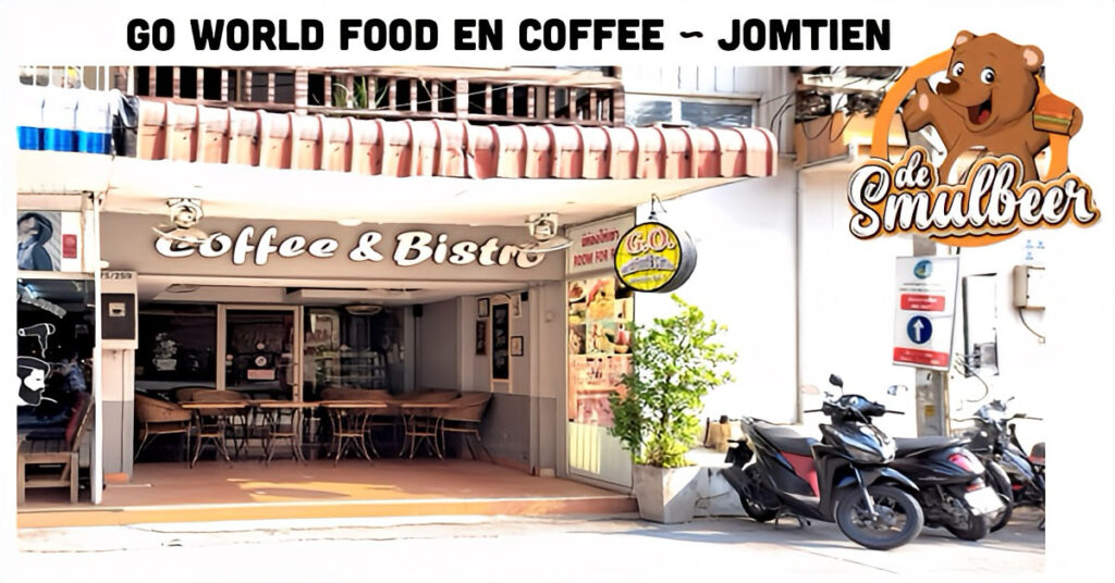Aanrader van de maand, voor uitmuntende koffie moet je ECHT bij Gerrit van Go World Food en Coffee in Jomtien zijn