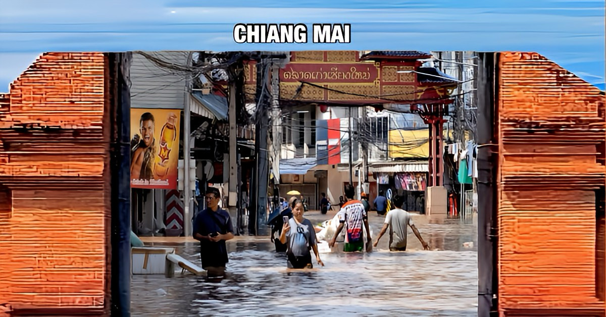 Hevige regenval teistert het noorden van Thailand,drie nationale parken in  Chiang Mai hebben uit veiligheid de poort gesloten