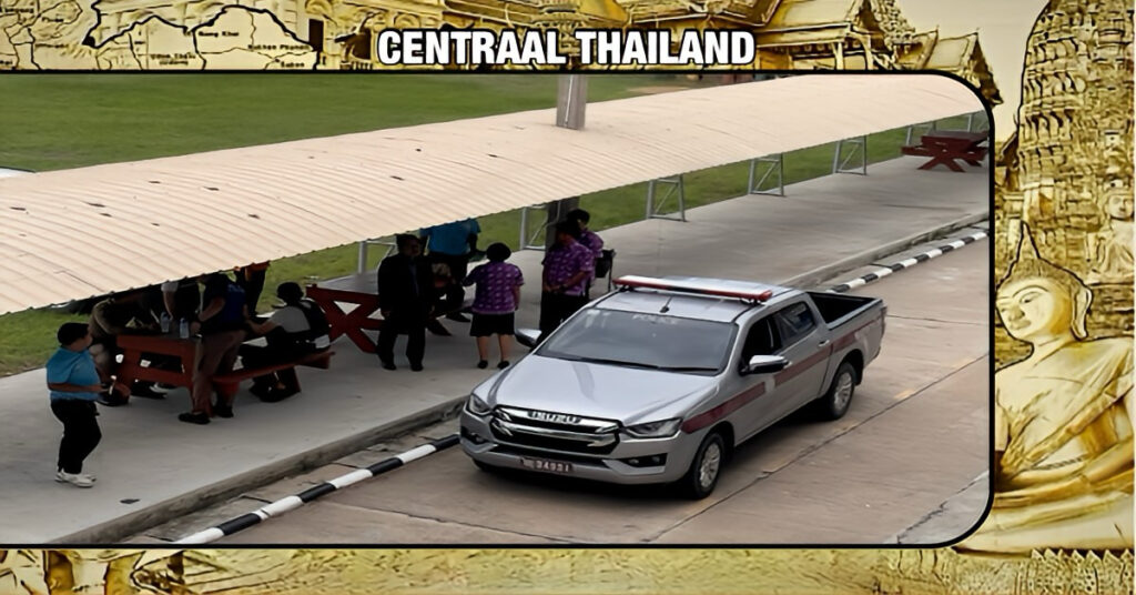 Politie Thailand start klopjacht op een Thaise man die drie familieleden in Centraal-Thailand doodschoot.