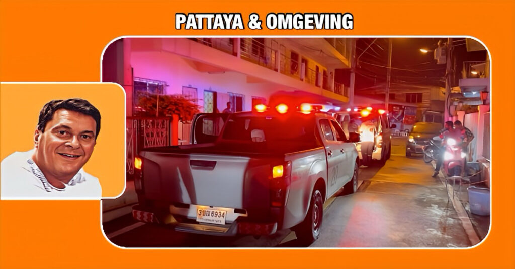 Naakte buitenlandse man ontsnapt uit ziekenhuis en veroorzaakt chaos in Pattaya