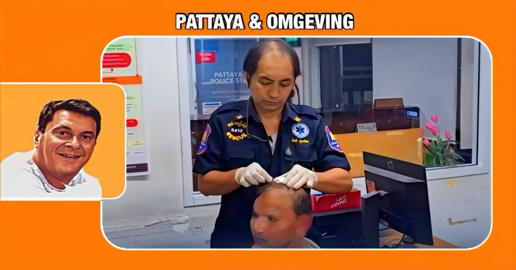 Transvrouw slaat in Pattaya een Indiase toerist na vermeende diefstal met handtas op het hoofd
