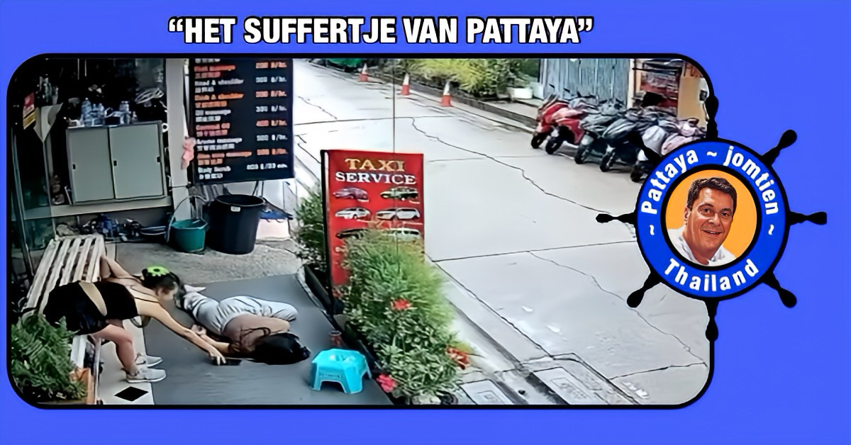 CCTV systeem legt hondsbrutale diefstal op klaarlichte dag in Pattaya vast