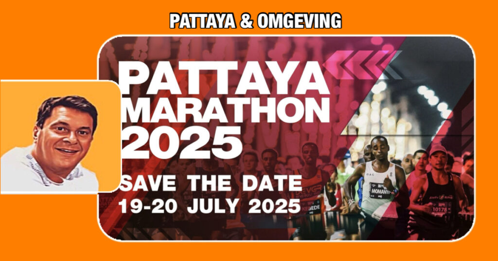 De marathon van Pattaya Marathon vormt een onvergetelijke uitdaging voor lopers vanuit heel Thailand 