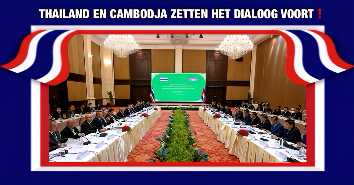 Thailand en Cambodja hebben in het  afgelopen weekend in Phnom Penh het grensconflict besproken