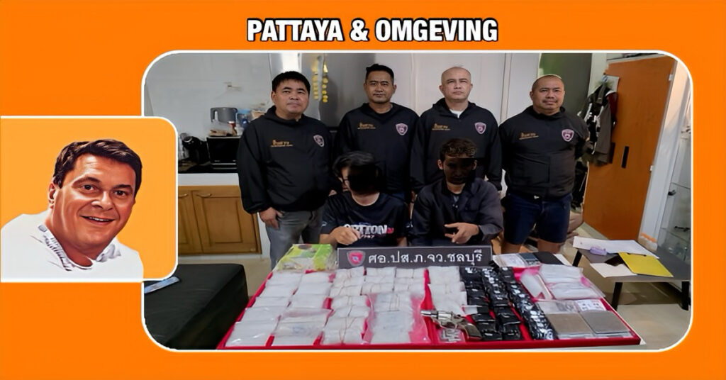 Undercoveractie in Pattaya, leidde tot de arrestatie van twee drugscriminelen