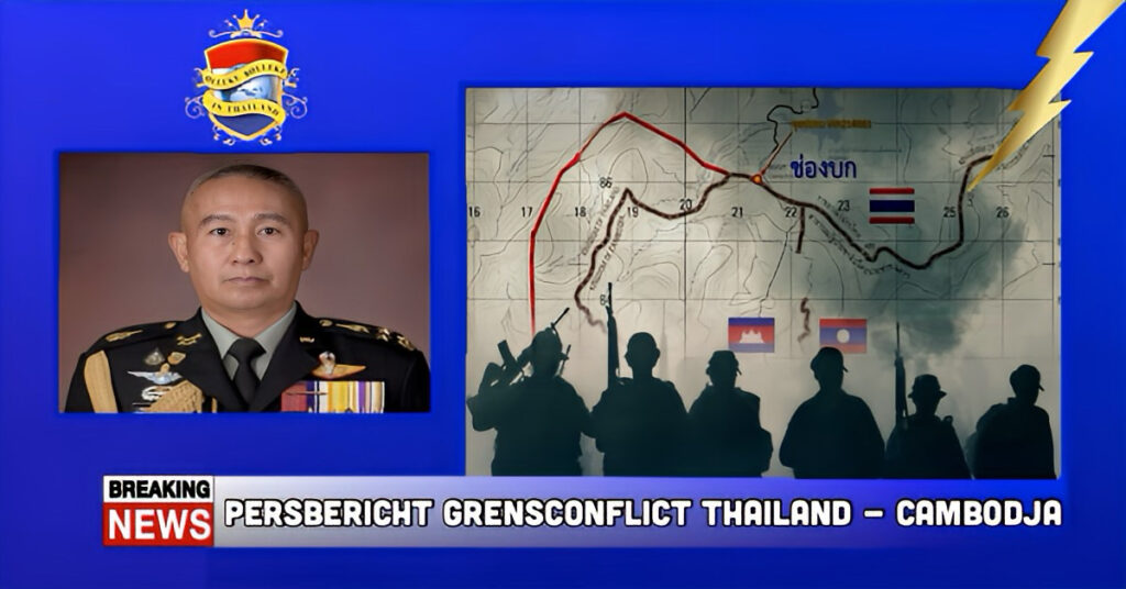 BREAKING NIEUWS | Persbericht: inzake het grensconflict tussen Thailand & Cambodja