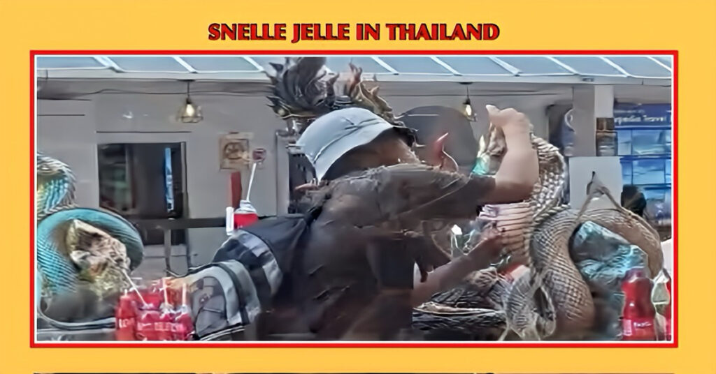 Een buitenlandse toerist is in Thailand viraal over het internet gegaan omdat hij in Phuket een Naga-standbeeld kuste. 