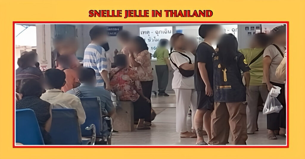 Meer dan 100 mensen zijn in een ziekenhuis in Noord-Thailand beland na het nuttigen van rood varkensvlees met rijst tijdens een uitvaart in Phayao.