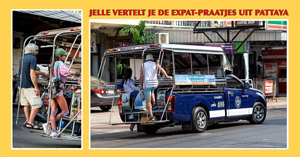 Als passagier met de Baht bus door pattaya reizen, staat garant voor een onvoorspelbare rit 
