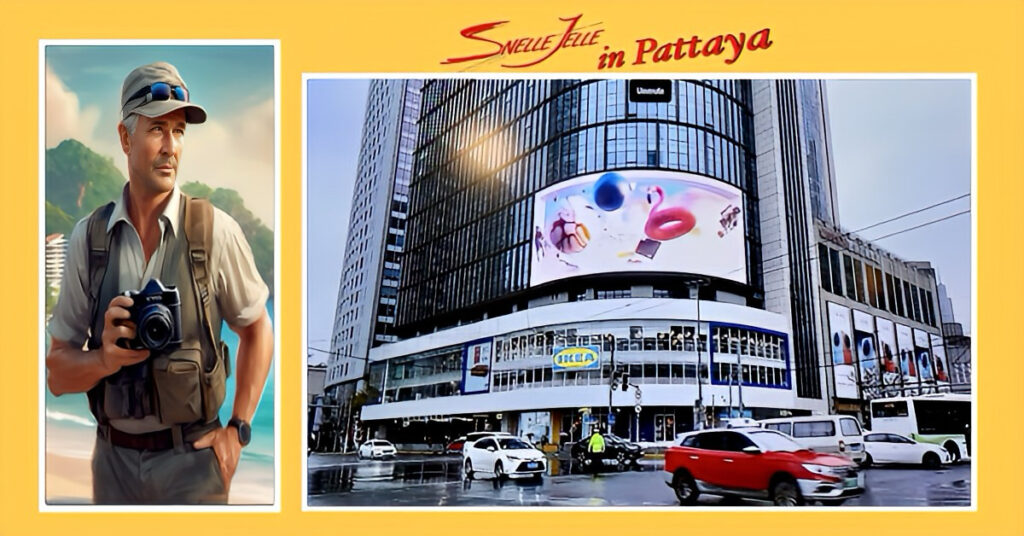 Pattaya gaat helemaal los met een schitterend 3D LED-display bij de ingang van de Walking Street!