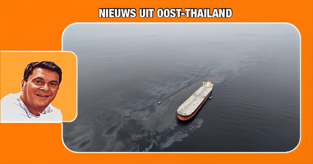 Thaise overheid en particuliere organisaties drukdoende om gelekte olie in Oost-Thailand te beheersen, vooralsnog is een milieuramp voorkomen
