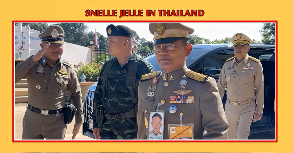 De koning van Thailand verrast zijn soldaten met “royale” geschenken aan de Thaise-Cambodjaanse grens!