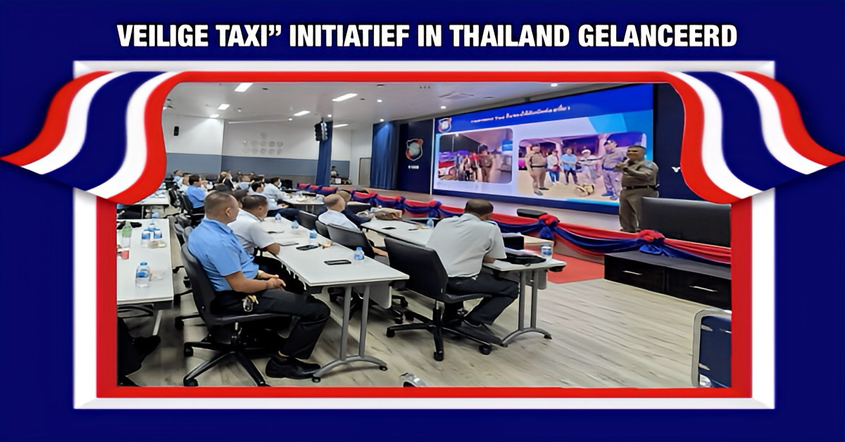 Thailand komt met een “Veilige Taxi” initiatief ter verhoging van het toeristenvertrouwen