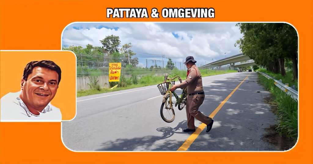Thaise man tijdens zijn fietstocht nabij Pattaya aangereden