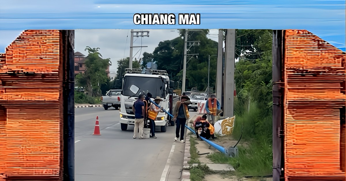 Nieuwe straatlantaarns in Noord-Thailand worden na kritiek van de inwoners verwijderd.