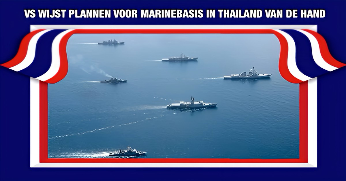 VS wijst plannen voor een marinebasis aan de Andamanse kust van Thailand af