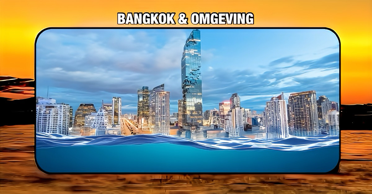 De hoofdstad van Thailand staat voor een grote uitdaging, als het niet tegen 2030 onder zeeniveau wilt komen te liggen