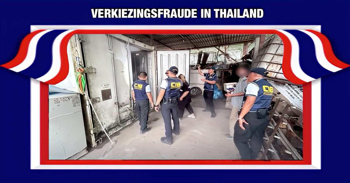 Politie Thailand neemt meer dan 41 ton gesmokkeld rundvlees en organen doordrenkt met formaline in beslag
