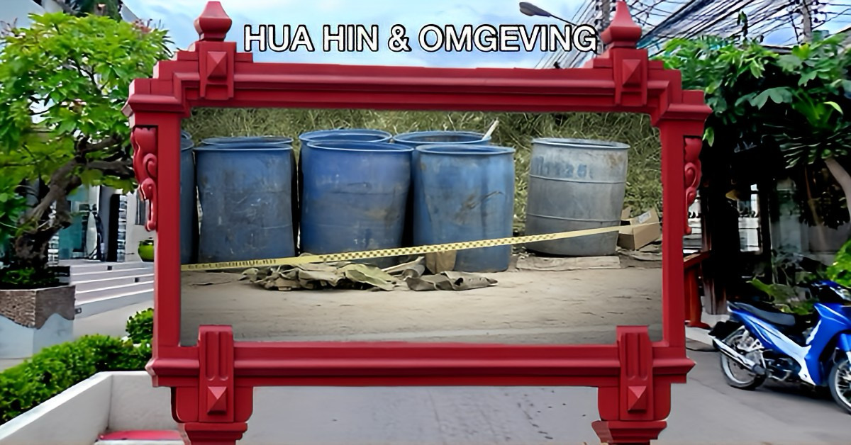 In Hua Hin zijn explosieven en handgranaten nabij vuilnisbak aangetroffen