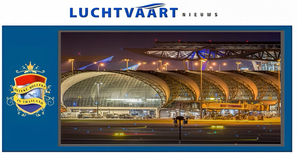 Luchthaven Suvarnabhumi erkend als ’s werelds nummer één in het aantal luchtvaartmaatschappijen dat Thailand aandoet