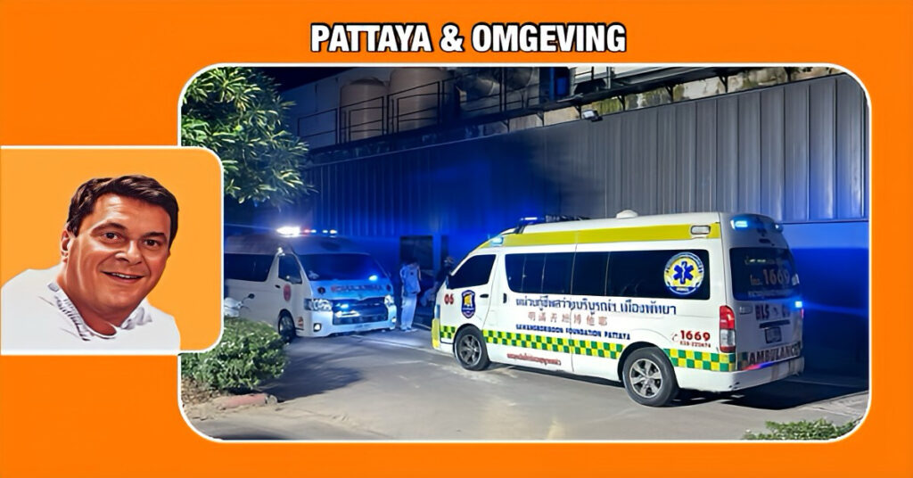 Bewoners in de buurt van een ijsfabriek in Pattaya geëvacueerd na een ammoniaklekkage
