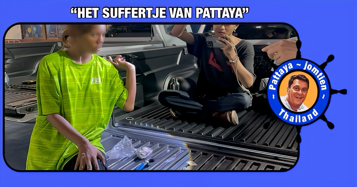 Vrouw verbluft in chaotische toestand de aanwezige agenten in het politiebureau Pattaya door daar openlijk drugs te gebruiken
