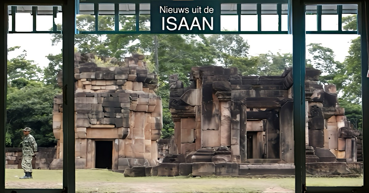 Thailand neemt voorzorgsmaatregelen bij de Ta Muen Thom-tempel in de Isaan, maar waarschuwt wel voor een mogelijke escalatie