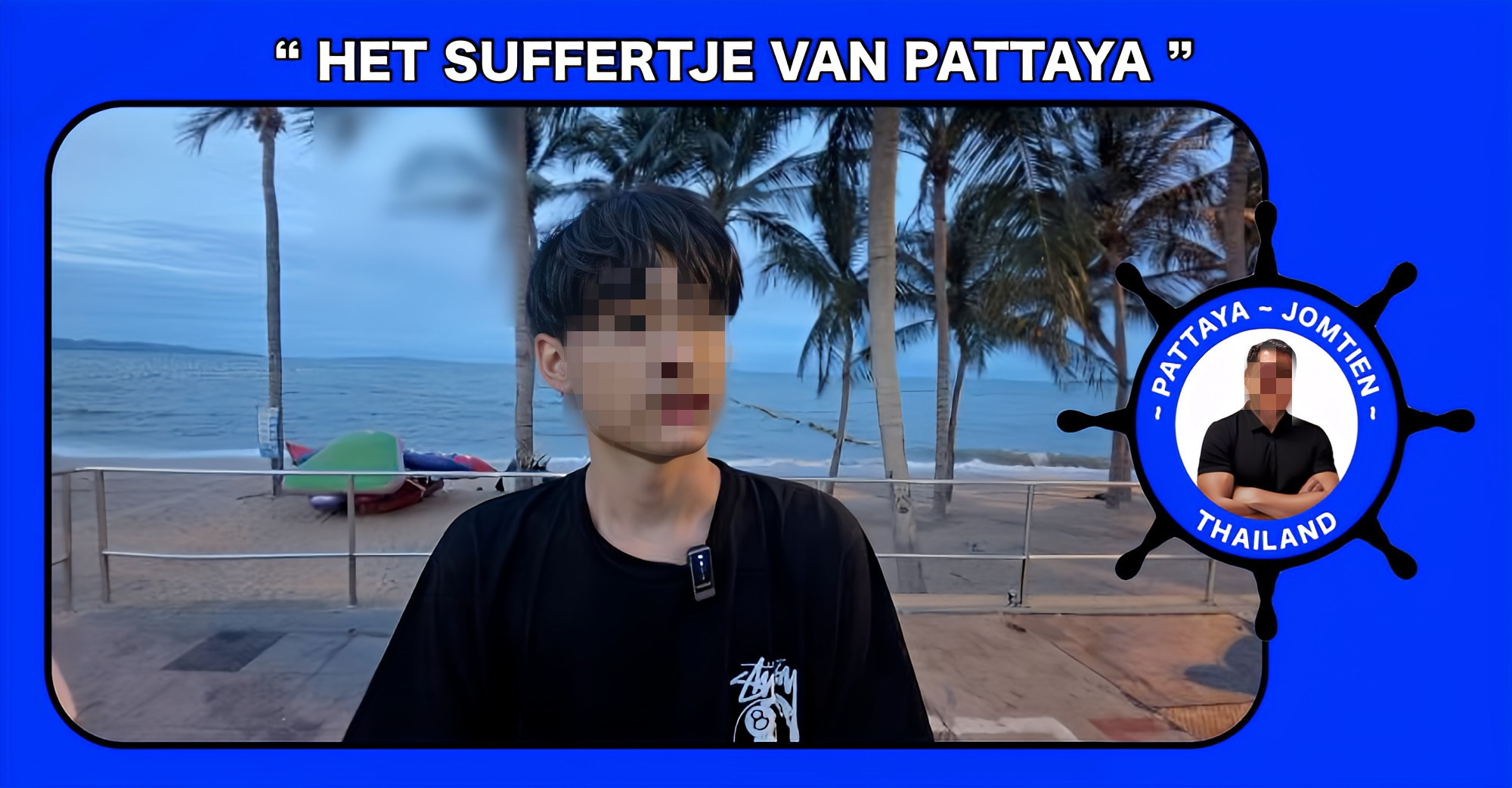 Schietpartij op Jomtien Beach in Pattaya loopt goed af, mede dankzij een amulet, aldus het doelwit