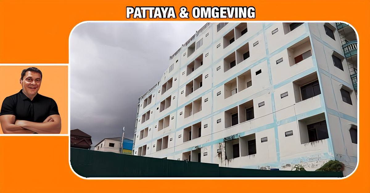 Illegaal hotel in Pattaya moet de deuren sluiten na klachten van buren