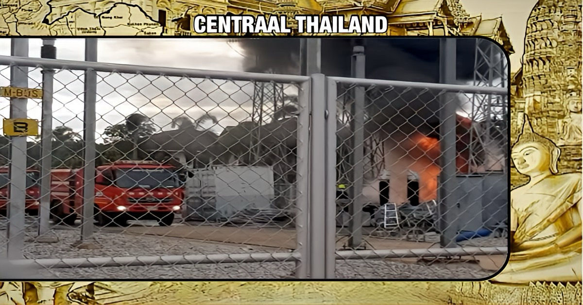 Een explosie in de provincie Phetchaburi, gelegen in Centraal-Thailand, heeft de stroomvoorziening lamgelegd
