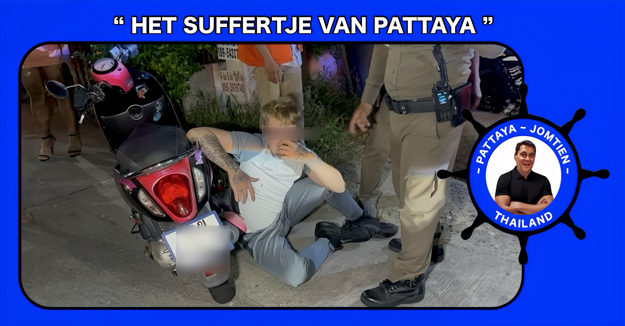 Update | Thaise vrouw alsnog overleden na botsing met Britse motorrijder in Pattaya