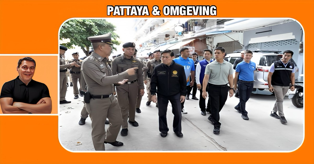 Afgezant van de premier van Thailand reisde af naar Pattaya en onderzocht het plaatselijke drugsbeleid
