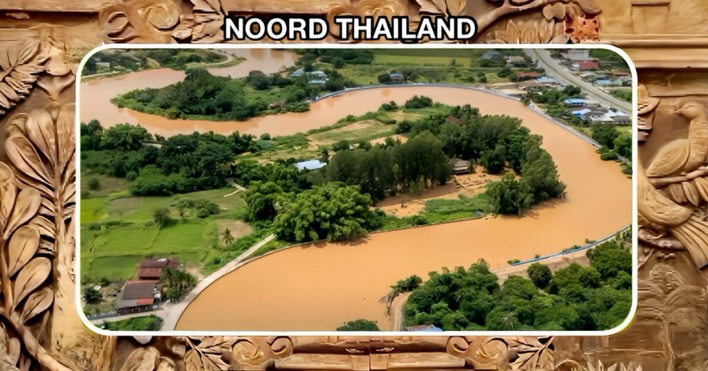 Bewoners in Noord-Thailand halen opgelucht adem nu de waterstanden in de meeste rivieren dalen