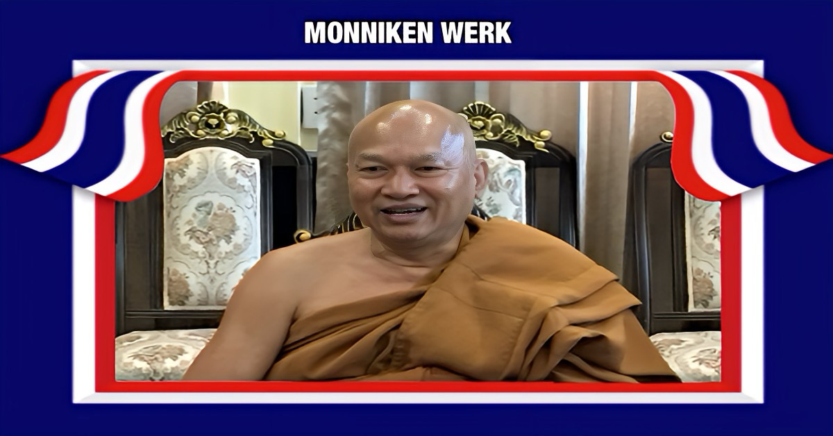 In Thailand bekende hoofdmonnik hangt na tempelschandaal zijn saffraankleurige pij aan de kapstok